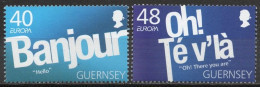 Guernesey YT 1201-1202 Neuf Sans Charnière XX MNH Europa 2008 - Guernsey