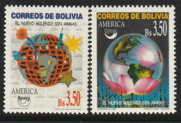 BOLIVIE - N°1036/7 ** (1999) UPAEP - Bolivie