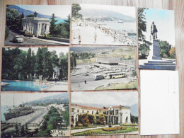 7 Cards Post Card Ukraine Crimea Yalta 1968  - Ukraine