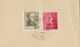 1954 HUESCA , FECHADOR DE LACORT - Storia Postale