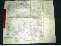 Grande Carta Topografica Forno Di Zoldo Belluno Veneto Dettagliatissima I.G.M - Cartes Géographiques