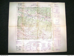 Grande Carta Topografica Monte Lodin O Findenigkofel Dettagliatissima I.G.M. - Cartes Géographiques