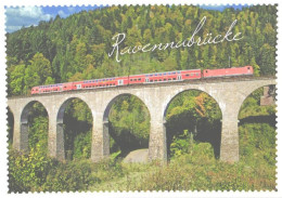 Germany:Ravenna Railway Bridge With Train - Ouvrages D'Art