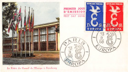 France - FDC Europa 1958 - 1958