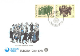 Féroé - FDC Europa 1981 - 1981