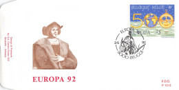 Belgique - FDC Europa 1992 - 1992