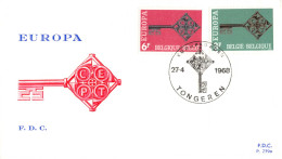 Belgique - FDC Europa 1968 - 1968