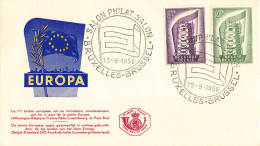 Belgique - FDC Europa 1956 - 1956