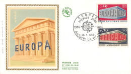 Andorre Français - FDC Europa 1969 - 1969