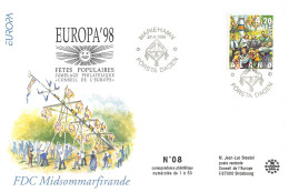 Aland - FDC Europa 1998 - Tirage Limité à 50 Exemplaires - 1998