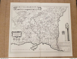 Carta Geografica Mappa Lindaviensis Territorium Lindau Anno 1659 Blaeu Ristampa - Cartes Géographiques