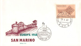 Saint-Marin - FDC Europa 1968 - 1968