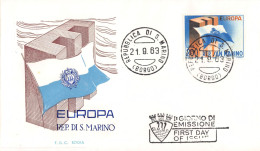 Saint-Marin - FDC Europa 1963 - 1963