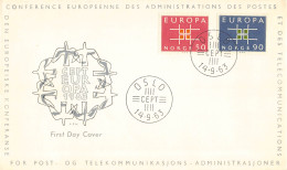 Norvège - FDC Europa 1963 - 1963