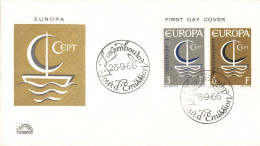 Luxembourg - FDC Europa 1966 - 1966