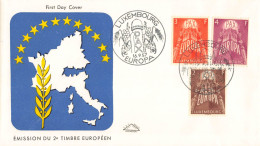 Luxembourg - FDC Europa 1957 - 1957