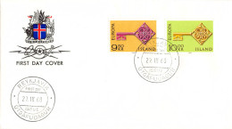 Islande - FDC Europa 1968 - 1968