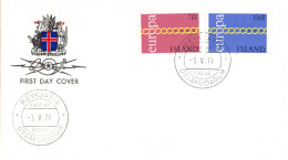 Islande - FDC Europa 1971 - 1971