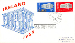 Irlande - FDC Europa 1969 - 1969