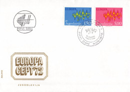 Yougoslavie - FDC Europa 1972 - 1972