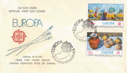 Turquie (Adm. Chypre) - FDC Europa 1975 - 1975