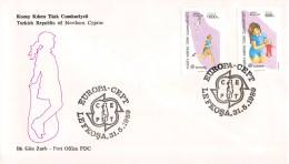 Turquie (Adm. Chypre) - FDC Europa 1989 - 1989