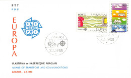 Turquie - FDC Europa 1988 - 1988