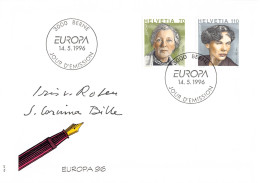 Suisse - FDC Europa 1996 - 1996