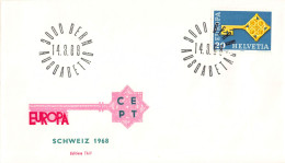 Suisse - FDC Europa 1968 - 1968