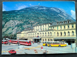 Bahnhof Brig/ Postauto, Bahn/ Zustand Beachten - Brigue-Glis 