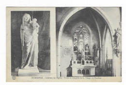 CPA MORHANGE, INTERIEUR DE L'EGLISE, STATUE ET CHAPELLE DE LA VIERGE AU CHARBON, MOSELLE 57 - Morhange