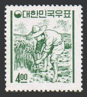 Korea South 366 Ordinary Paper,MNH.Michel 358. Definitive 1962.Rice Farmer. - Corée Du Sud