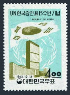 Korea South 416,416a, Hinged. Michel 404, Bl.184. Korea's Recognition By UN, 1963. - Corée Du Sud