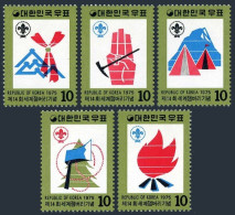 Korea South 982-986, MNH. Michel 990-994. Boy Scout Jamboree, Nordjamb-1975. - Corée Du Sud
