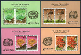 Korea South 1803a-1806a, MNH. Michel Bl.606-609. Mushrooms 1995. - Corée Du Sud
