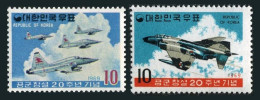 Korea South 686-687,MNH.Michel 675-676. Korean Air Force,20th Ann.1969. - Corée Du Sud