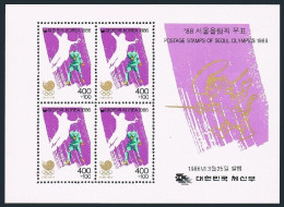 Korea South B32 Sheet, MNH. Michel 1440 Bl.511. Olympics Seoul-1988. Fencing. 1986 - Corée Du Sud