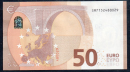 50 EURO ITALY  LAGARDE S051 SM  Ch  "15"  UNC - 50 Euro