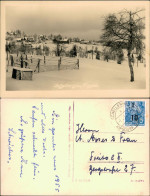 Schellerhau-Altenberg (Erzgebirge) Blick Auf Den Ort Im Winter 1956 - Schellerhau