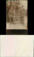 Foto  2 Wachen Vor Wachhütte Grenze 1915 Privatfoto - Douane