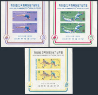 Korea South 730a-732a, MNH. Athletic Games, 1970. Diver, Field Hockey, Baseball. - Corée Du Sud