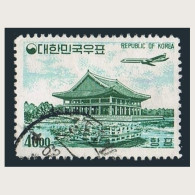 Korea South C30 Unwmk, Used. Michel 374. Air Post 1963. Kyunghoeru Pavilion. - Corée Du Sud