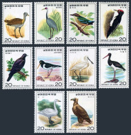 Korea South 1015-1024, MNH. Michel 1025/1067. Birds 1976. Bustard,Crane, Pitta,Swan, - Corée Du Sud