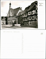 Forchheim (Oberfranken) Rathausplatz Rathaus Brunnen Fachwerkbauten 1960 - Forchheim