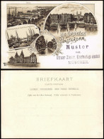 Postkaart Litho AK Amsterdam Amsterdam De Groeten Hafen U.v.m. 1898 - Amsterdam