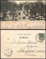 Ansichtskarte Kreuzberg-Berlin Wasserfall Im Victeriapark. 1898 - Kreuzberg