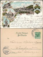 Litho AK Homberg (Efze) Rathaus, Seminar, Stadt Gruss Aus... 1898 - Homberg
