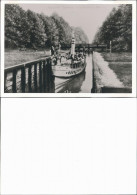Ansichtskarte  Volles Fahrgastschiff In Schleuse 1900 REPRO - Ferries
