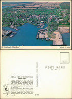 St. Michaels Luftbild Überflug Mit Hafen-Anlage Aerial View 1979 - Other & Unclassified