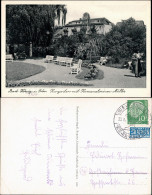 Ansichtskarte Bad König Kur-Garten Park Mit Kur-Sanatorium Müller 1955 - Bad Koenig